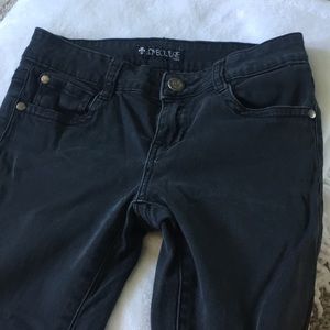 Black skinny jeans